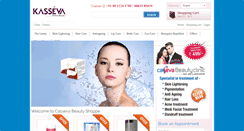 Desktop Screenshot of cassevabeauty.com