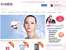 Tablet Screenshot of cassevabeauty.com